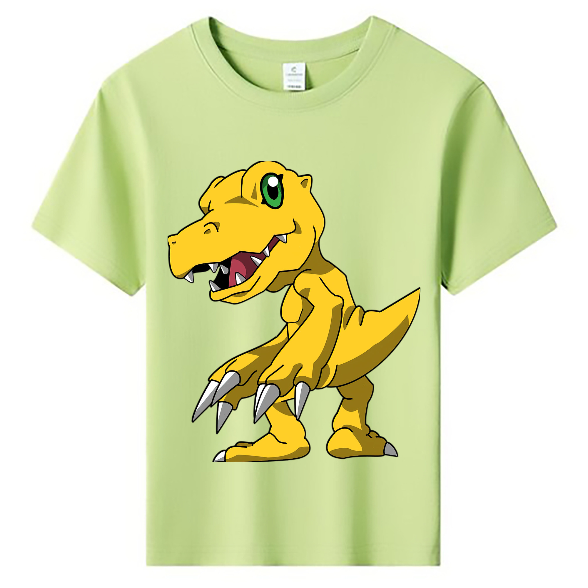 （画像用） Digimon デジタルモンスター/デジモン 綿100％キッズTシャツ（フロントプリント）